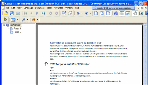 créer un pdf 8